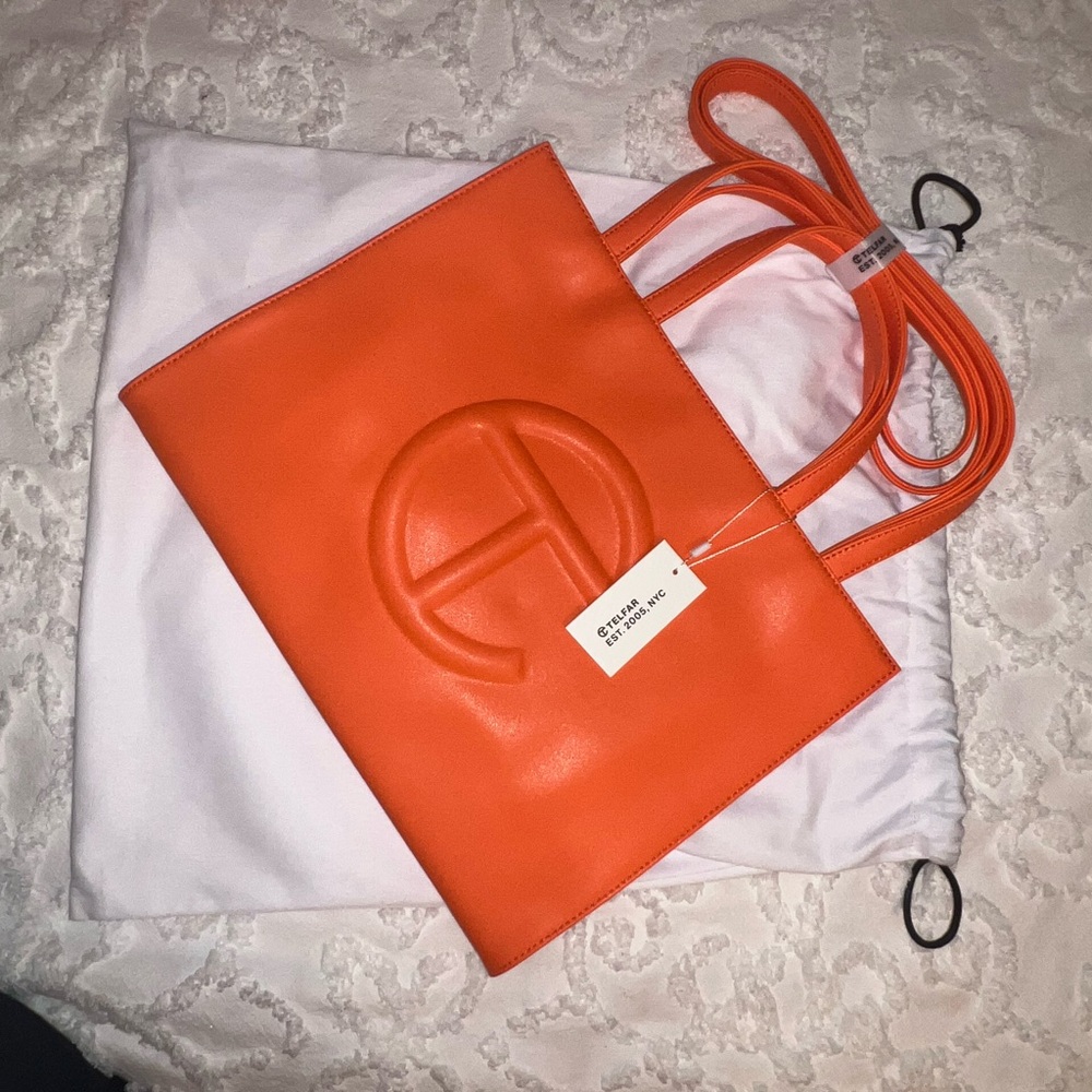 NWT Telfar medium shopper - orange